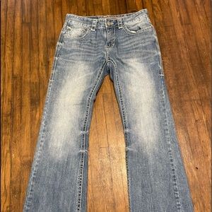 Men’s rock n roll cowboy jeans
